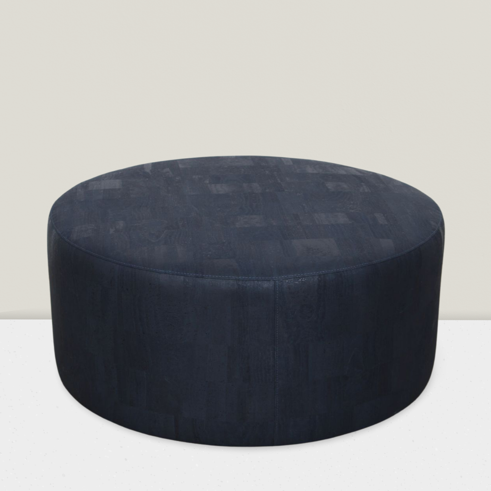 Round Drum Ottoman for small room