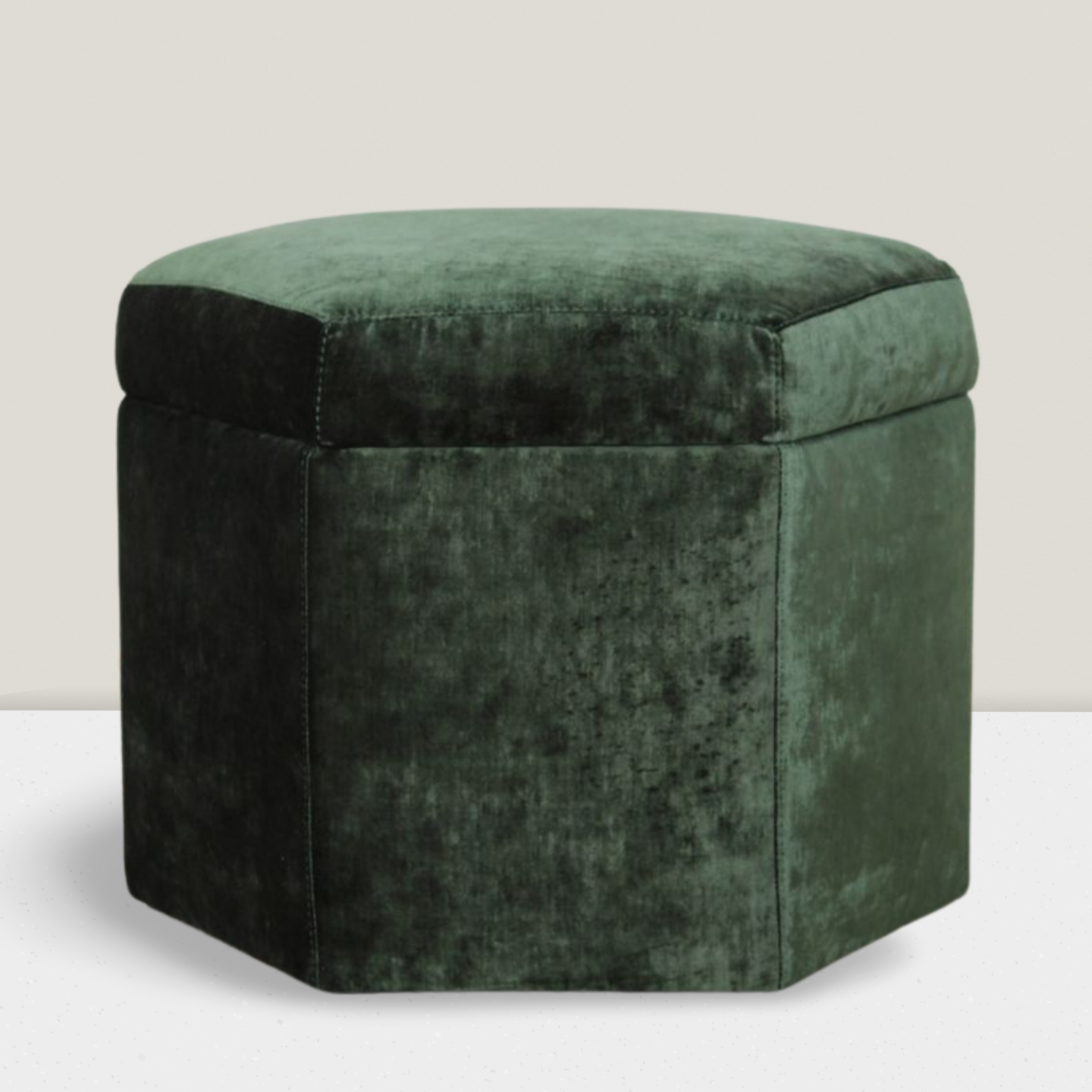 Honeycomb Storage Ottoman