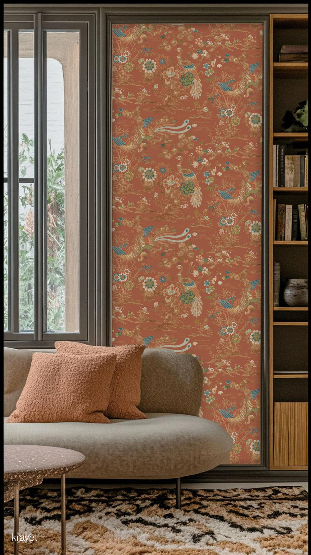 Sakura Paper – Clay | Luxury Designer Wallpaper