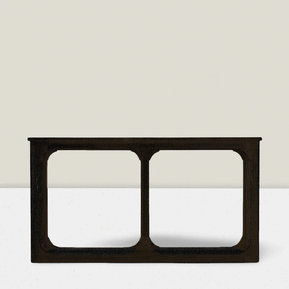 
                      
                        Wilmore Oak Console Table Cerused Black
                      
                    
