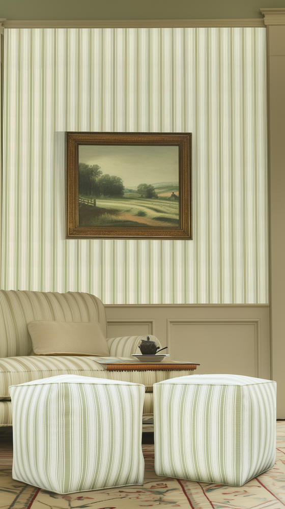 
                      
                        Baldwin Stripe – Celery | Luxury Designer Wallpaper
                      
                    