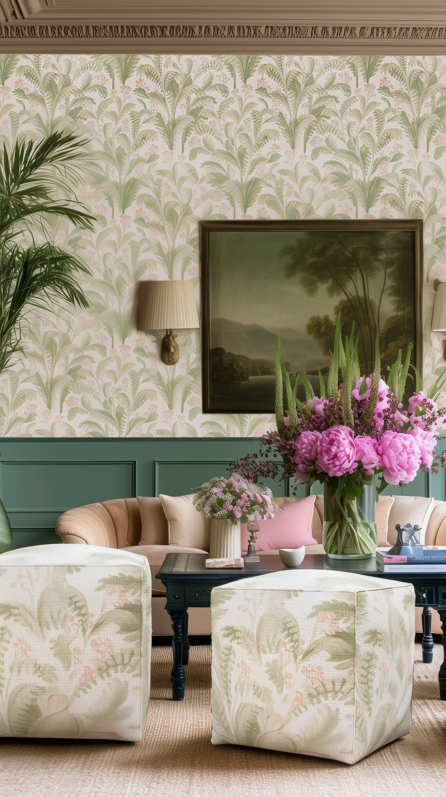 Pashley Paper – Blush | Luxury Hand-Painted Wallpaper