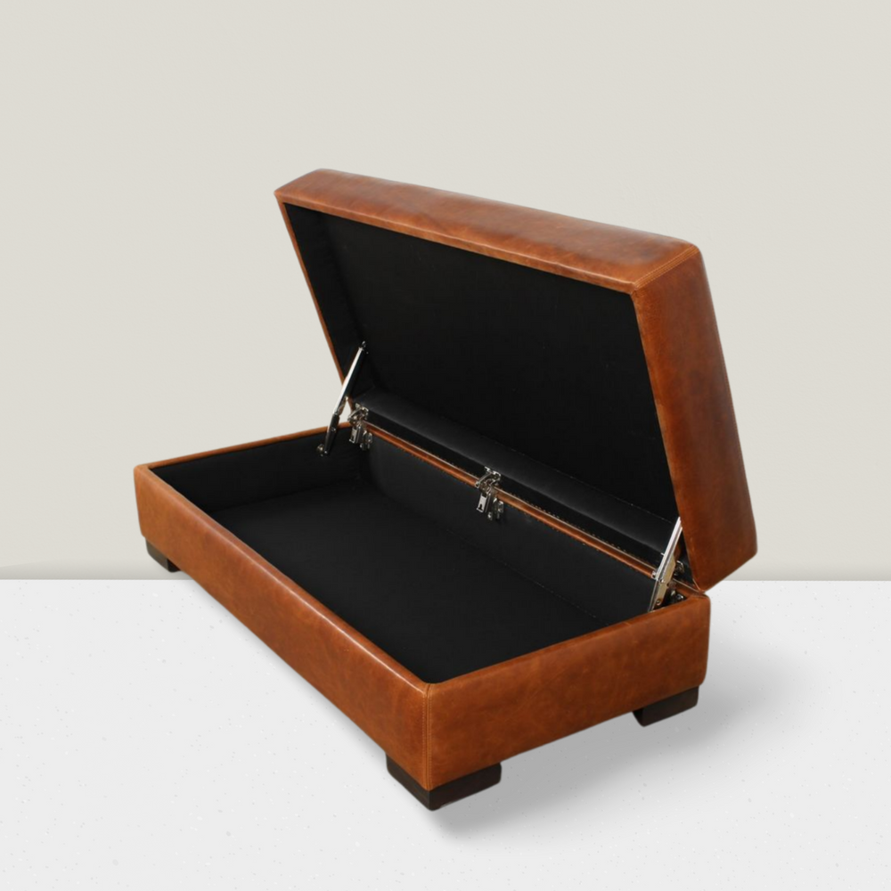 
                      
                        The Taylor Ottoman with storage
                      
                    