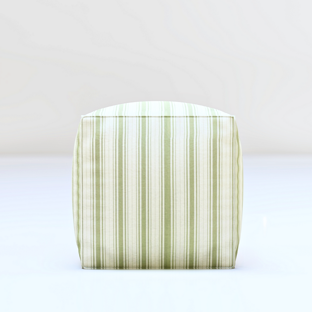 
                      
                        Baldwin Celery Stripe Ottoman
                      
                    
