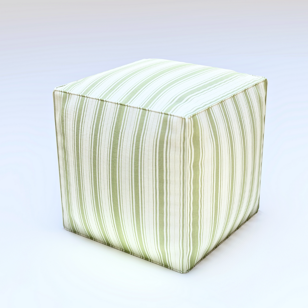 
                      
                        Baldwin Celery Stripe Ottoman
                      
                    